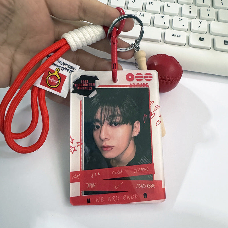 Bangtan Boys Arirang 2026 Red Keychain Accessories
