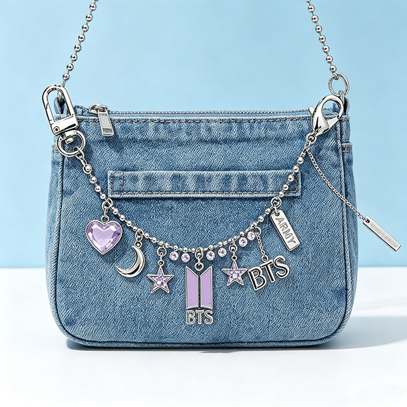 Bangtan Boys Metal Pendant Keychains Accessories