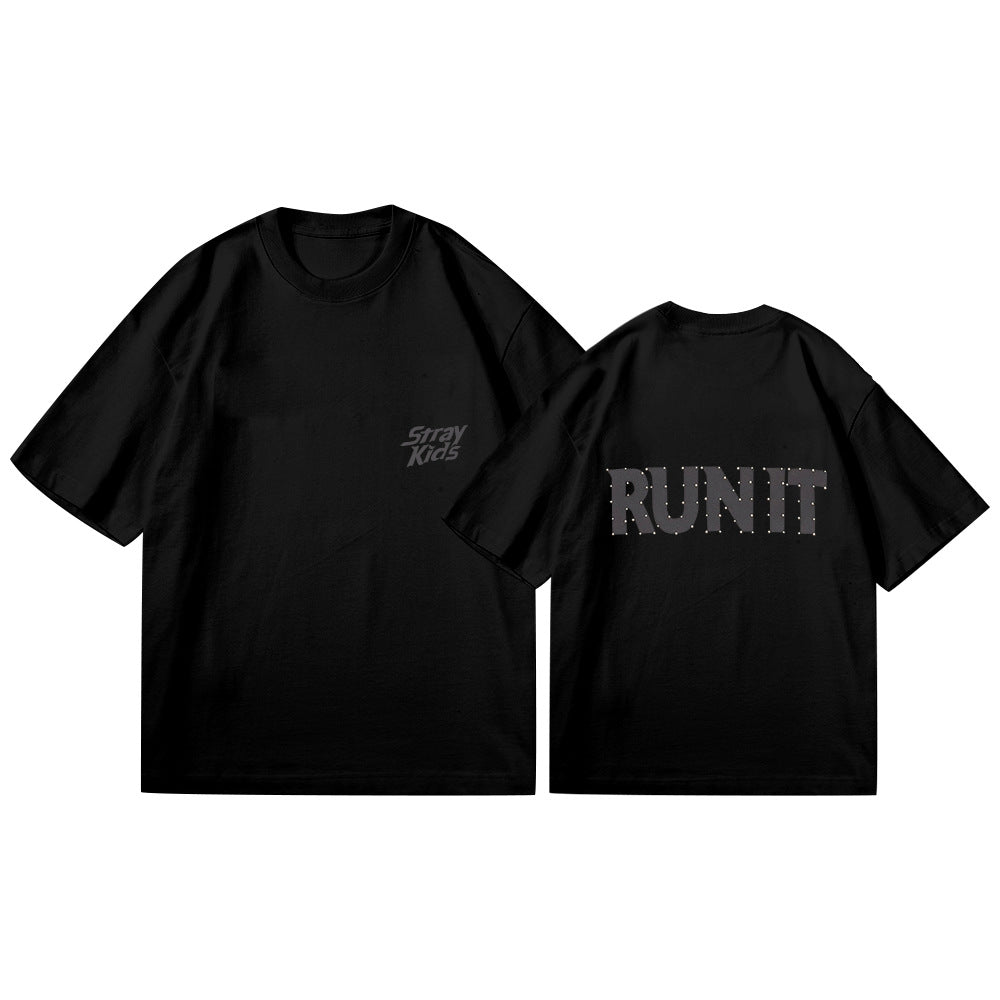 Stray Kids Run It 2026 New Cute Shirt Merch