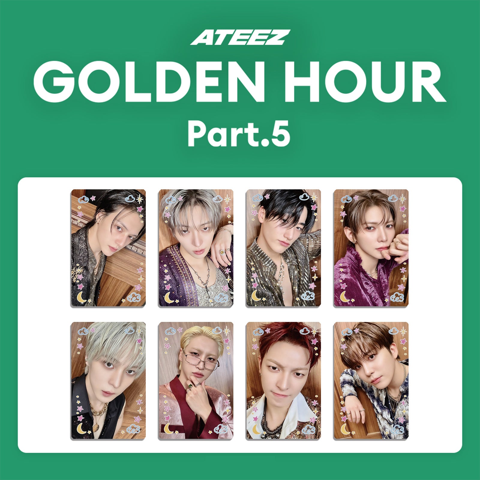 ATEEZ Golden Hour Part 5 2026 Photocards