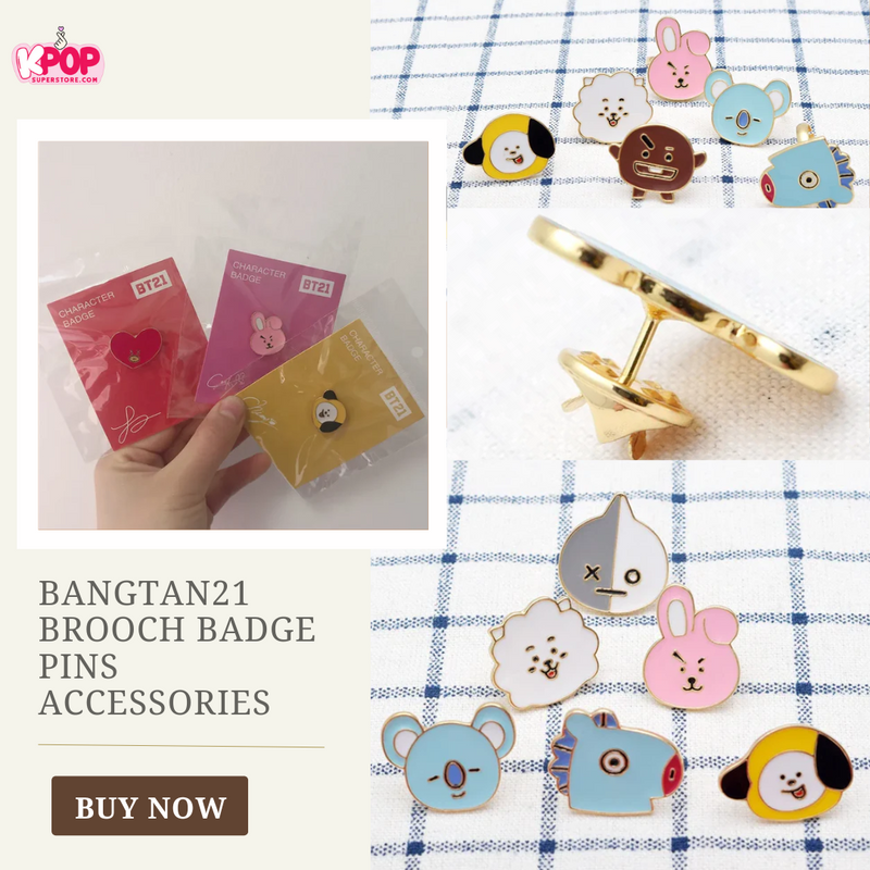 Bangtan21 Brooch Badge Pins Accessories