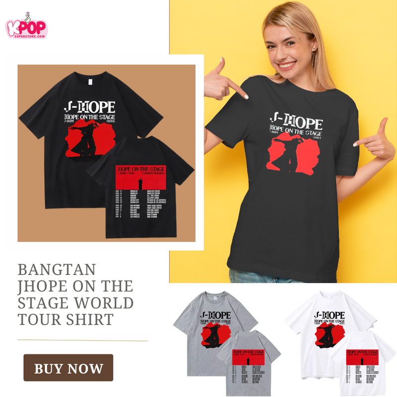 Bangtan JHope On the stage World Tour Shirt