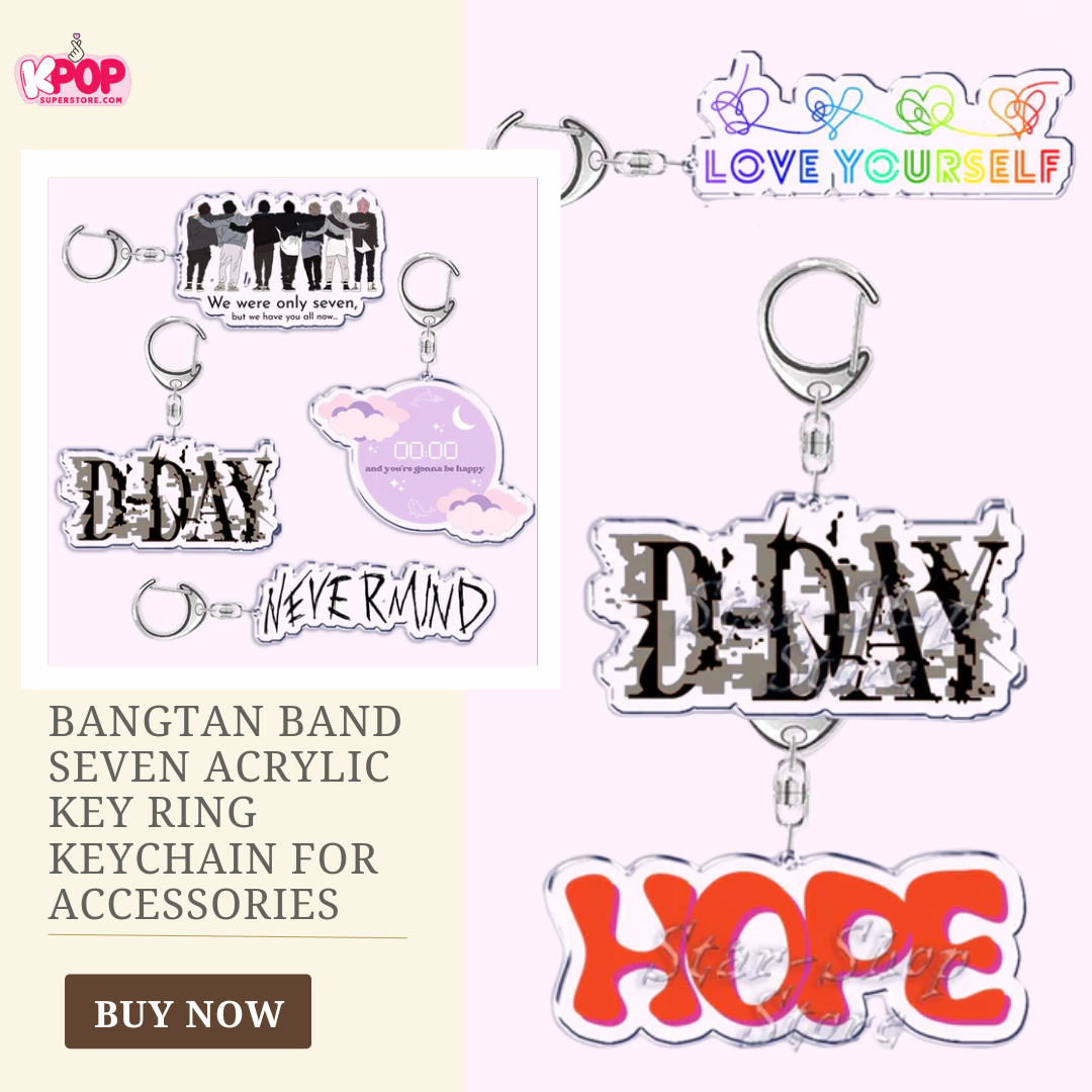 Bangtan Band Seven Acrylic Key Ring Keychain for Accessories