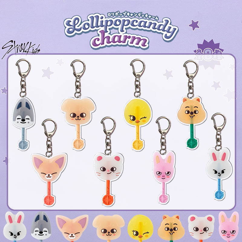 Stray Kids SKZOO Lollipop Candy Keychain