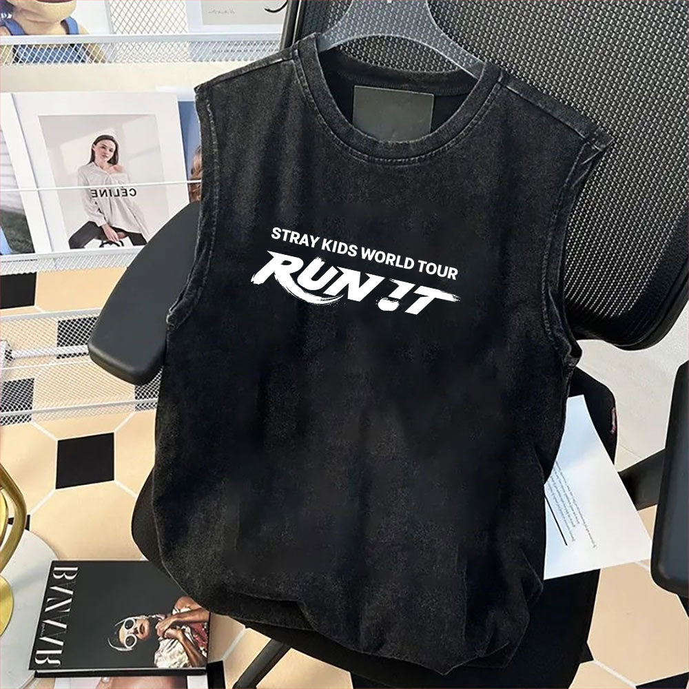 Stray Kids Run It 2026 New Album Tank Top