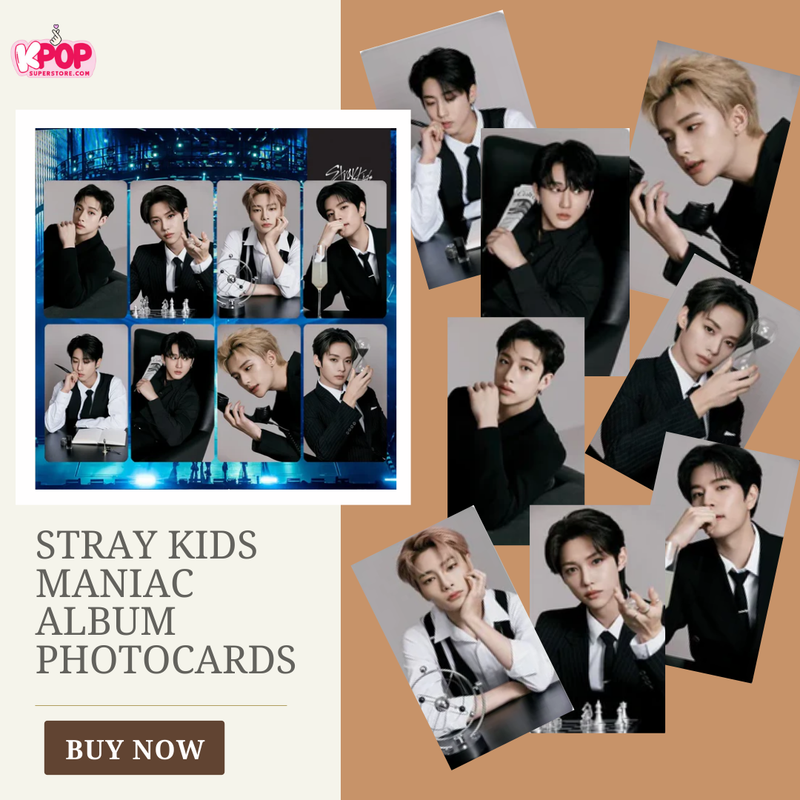 KPOP Stray Kids MANIAC Album Photocards