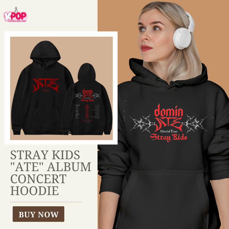 Stray Kids "ATE" Album Concert Hoodie