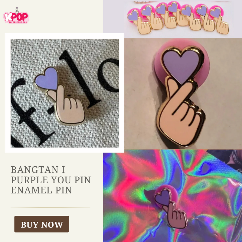 Bangtan I Purple You Pin Enamel Pin