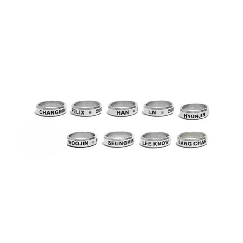 Kpop Stray Kids Stainless Steel Rings