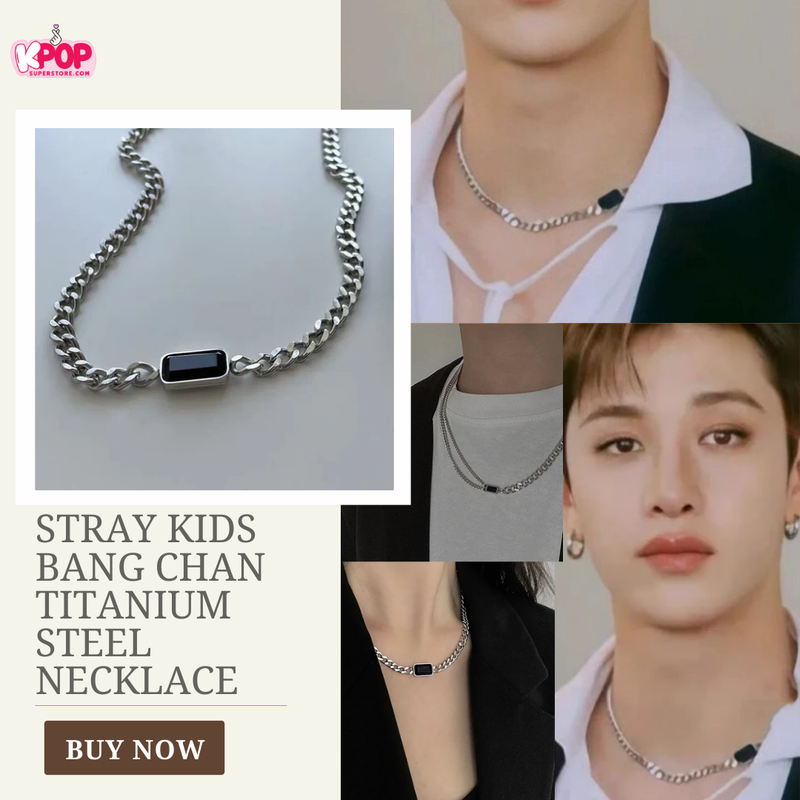 Stray Kids Bang Chan Titanium Steel Necklace