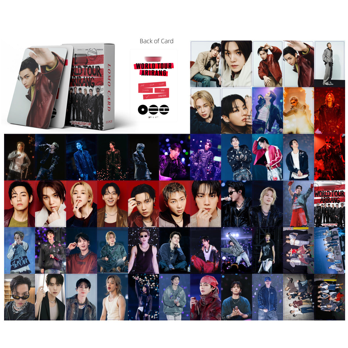Bangtan Arirang 2026 Lomo Cards for World Tour