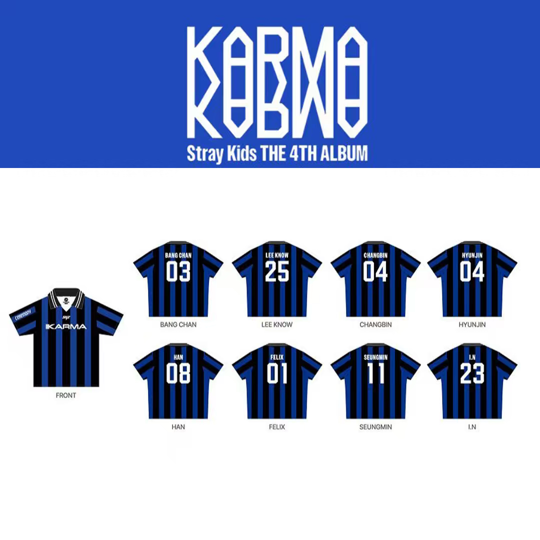 Stray Kids KARMA 2025 Jersey Shirt