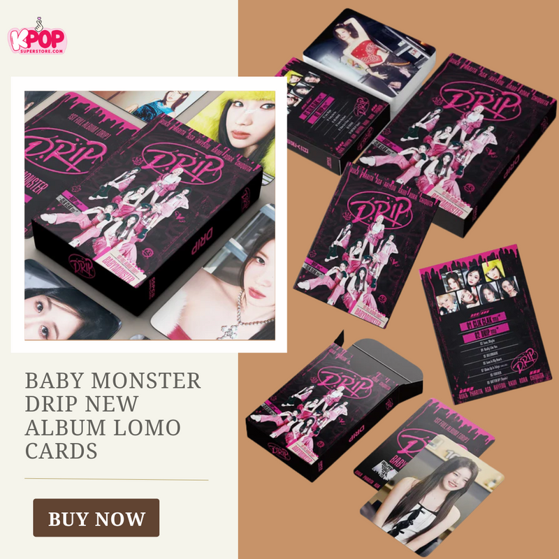 Baby Monster Drip New Album Lomo Cards