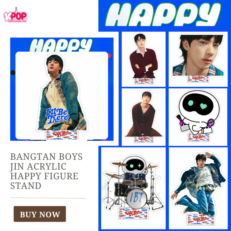 Bangtan Boys JIN Acrylic Happy Figure Stand