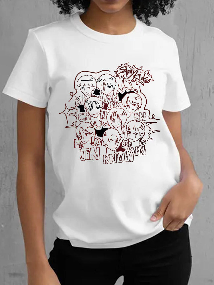 Stray Kids 2025 Doodle New Concert Shirt