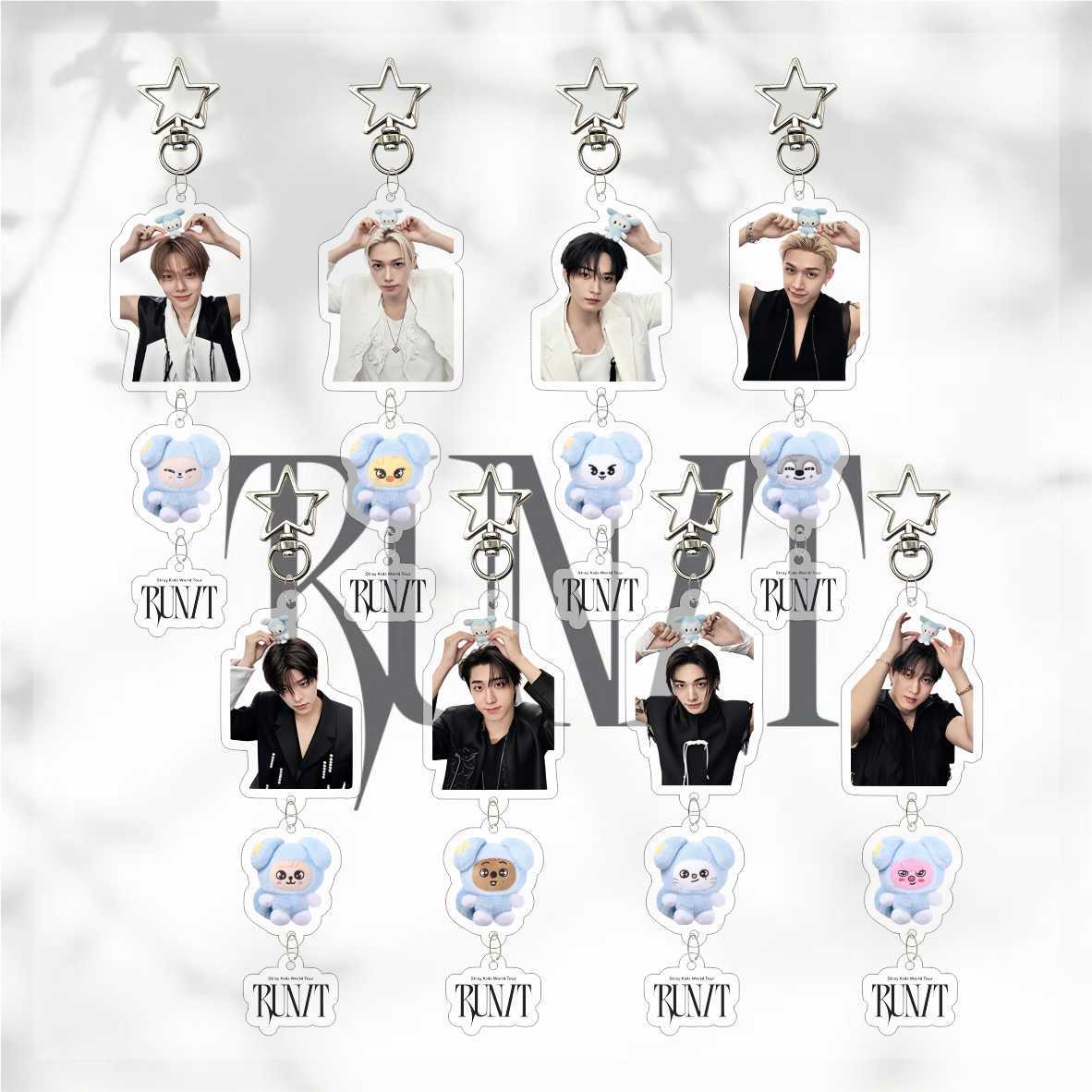 Stray Kids Run It 2026 White Keychain Accessories