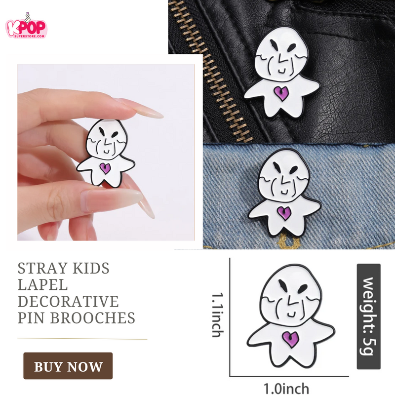 Stray Kids Lapel Decorative Pin Brooches