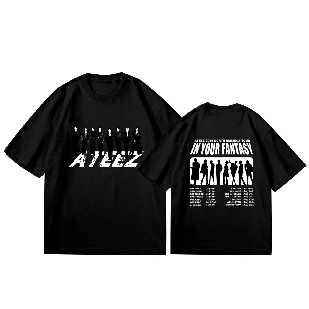 ATEEZ 2026 North America Concert Tour Black Shirt