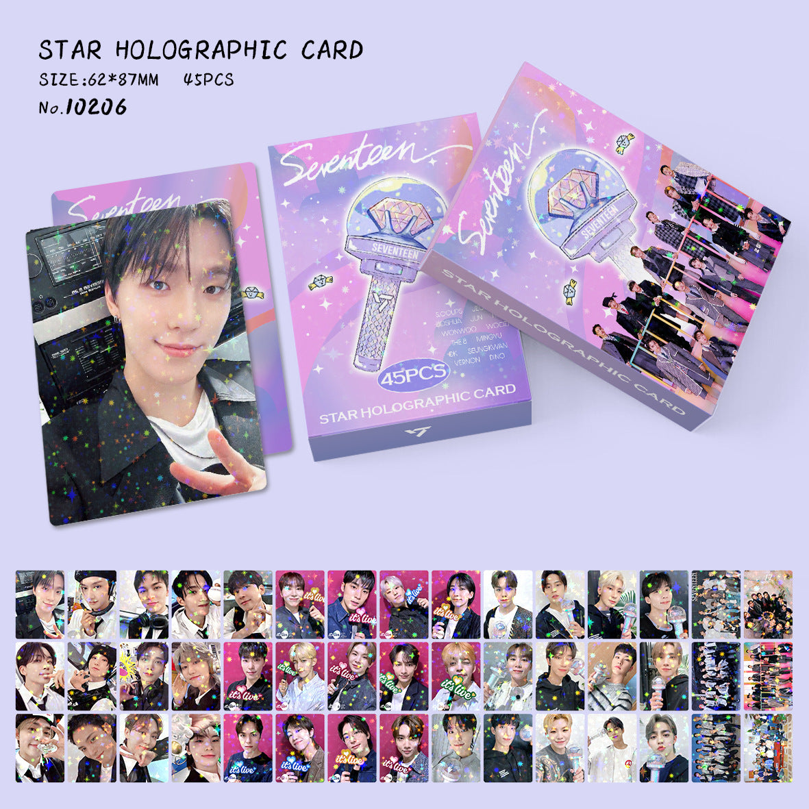 SEVENTEEN New Star Holographic 2026 Photocards