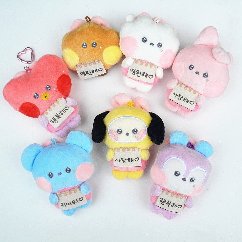 Bangtan 21 Cute Plush Toy Keychain Accessories