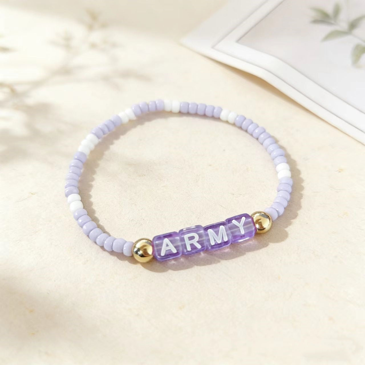 Bangtan Boys Army Letter Cute Bracelet Accessories