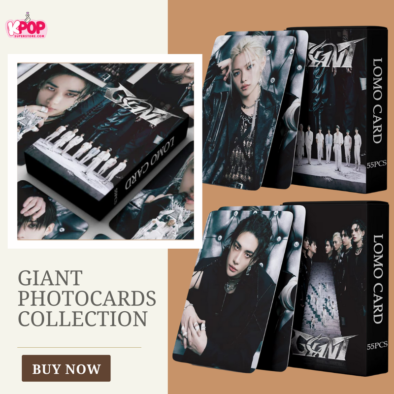 KPOP New Album GIANT Photocards Collection