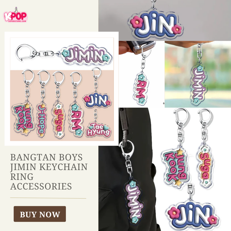 Bangtan Boys Jimin Keychain Ring Accessories