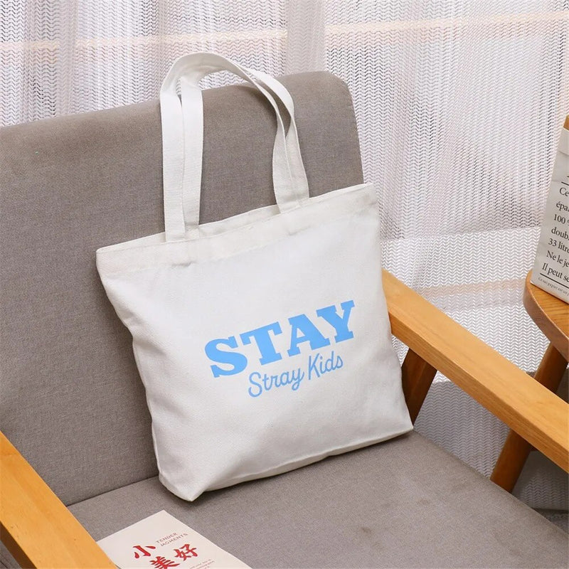 KPOP Stray Kids Canvas Tote Bag for Fans