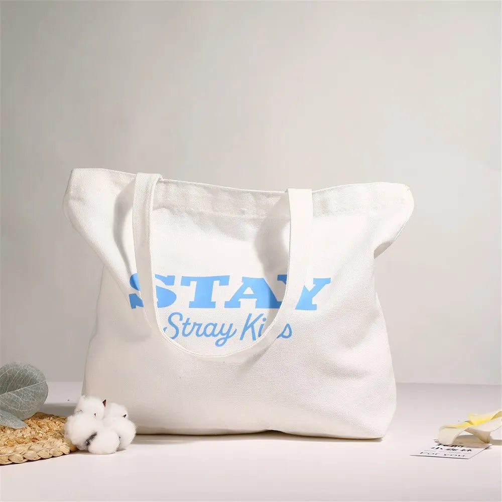 KPOP Stray Kids Canvas Tote Bag for Fans