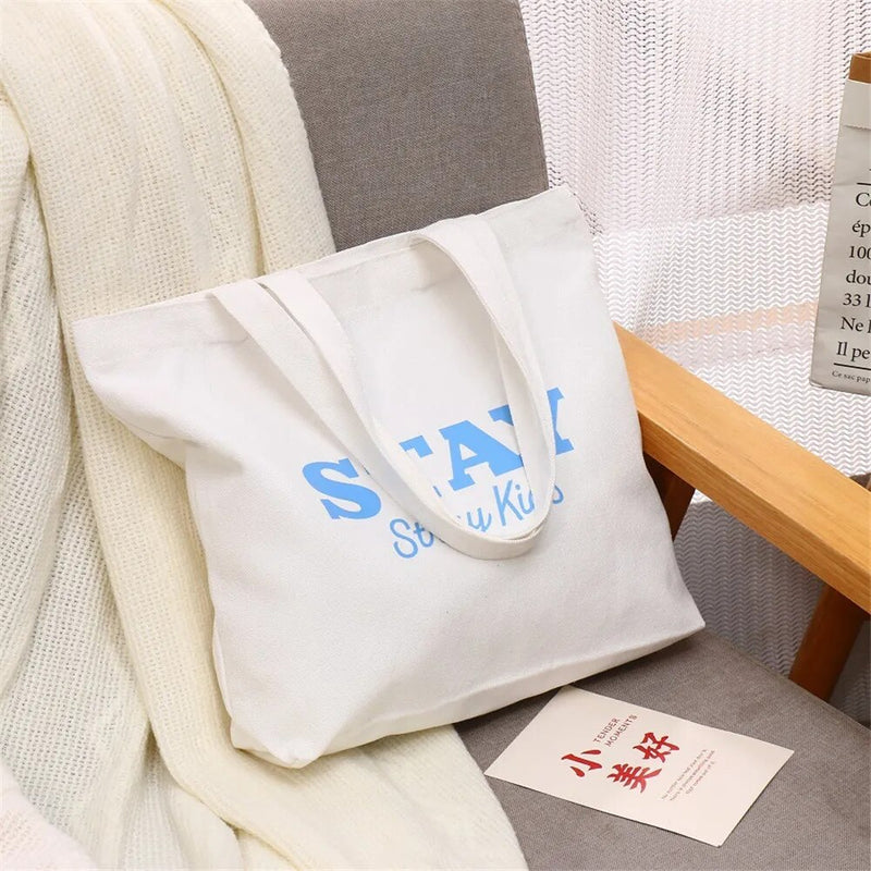 KPOP Stray Kids Canvas Tote Bag for Fans