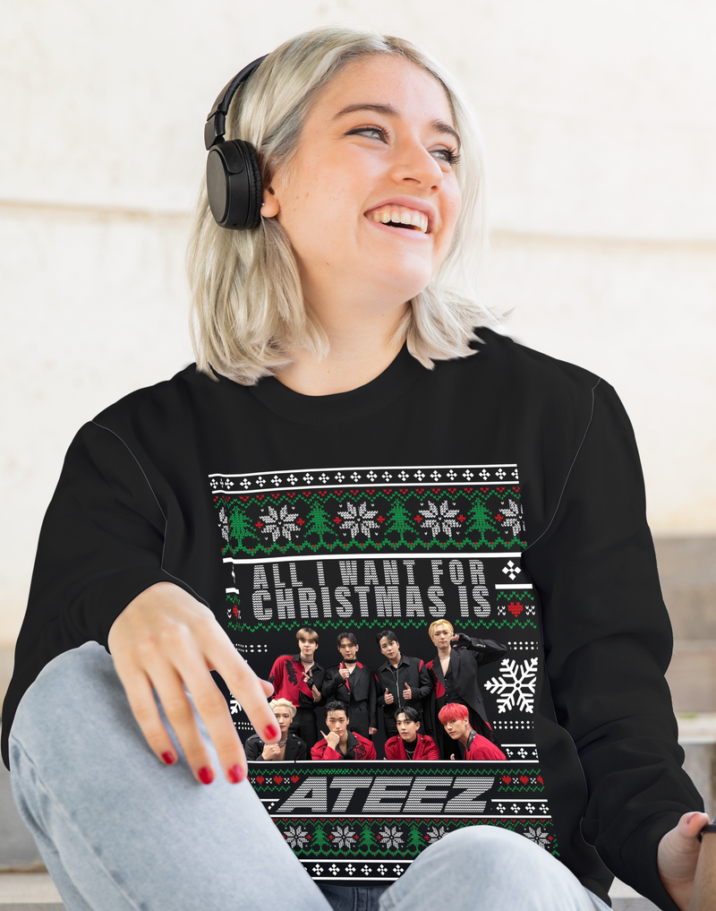 Ateez Holiday Sweater