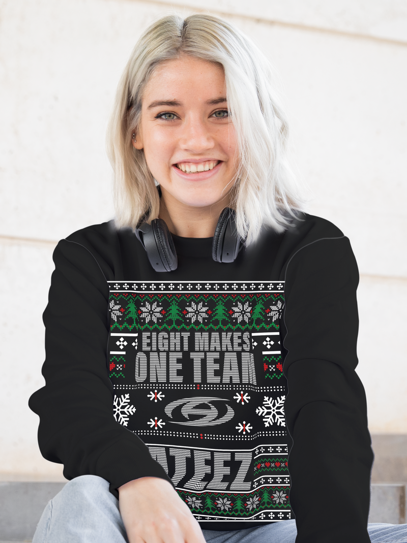 Ateez 8 Makes 1 Team Holiday Sweater