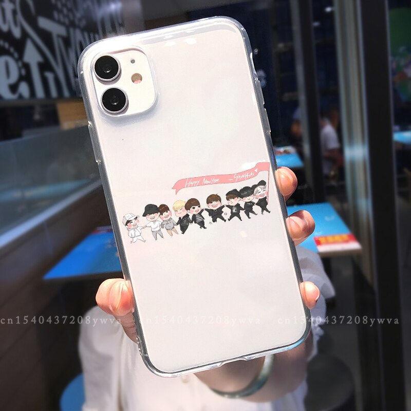 KPOP Stray Kids Transparent Phone Case For iPhone