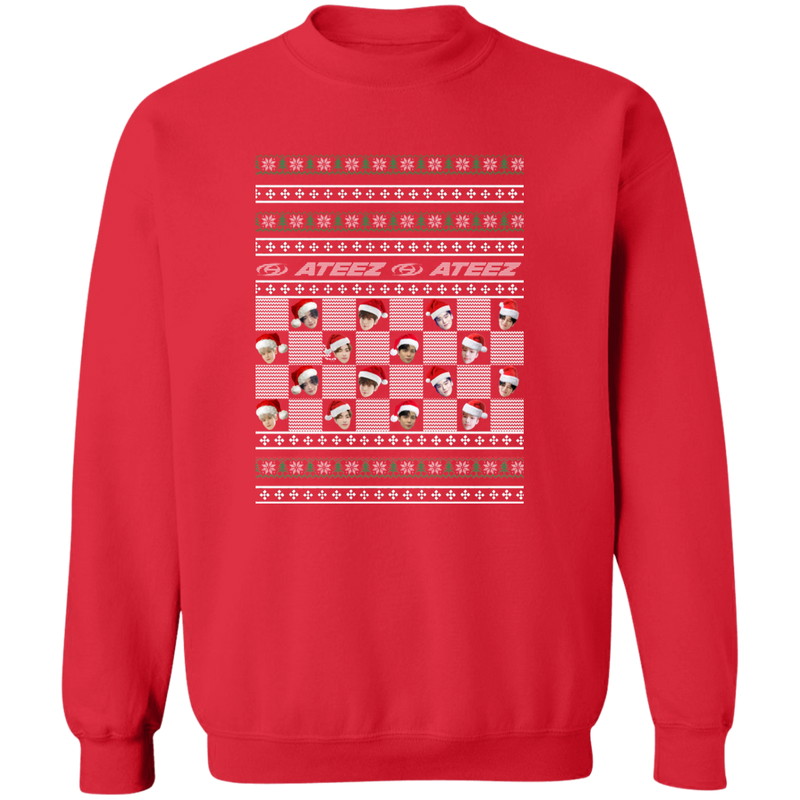 Ateez Holiday Checkered Sweater