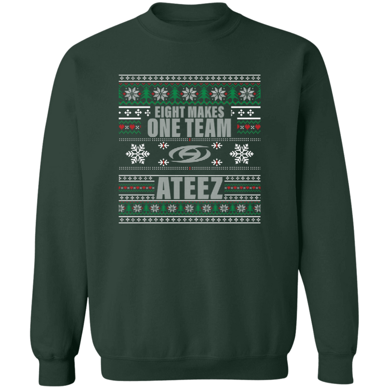 Ateez 8 Makes 1 Team Holiday Sweater