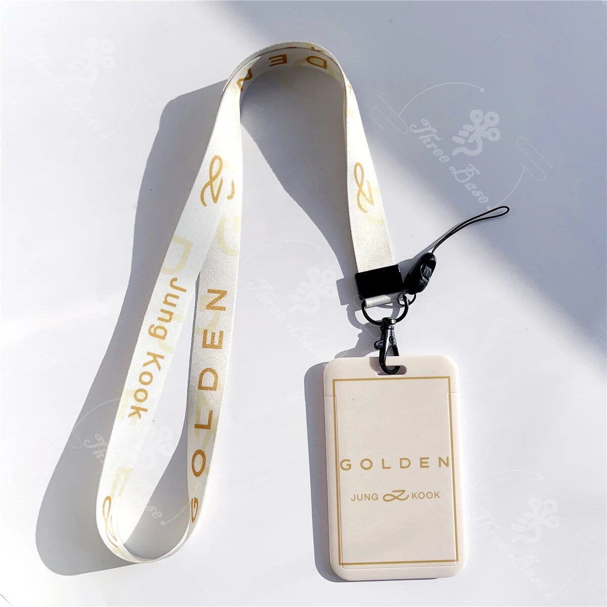 Jungkook Golden Card Holder with Lanyard