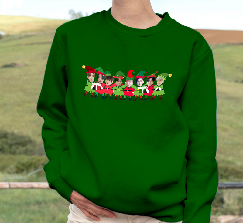 Ateez Holiday Bubble Head Sweater