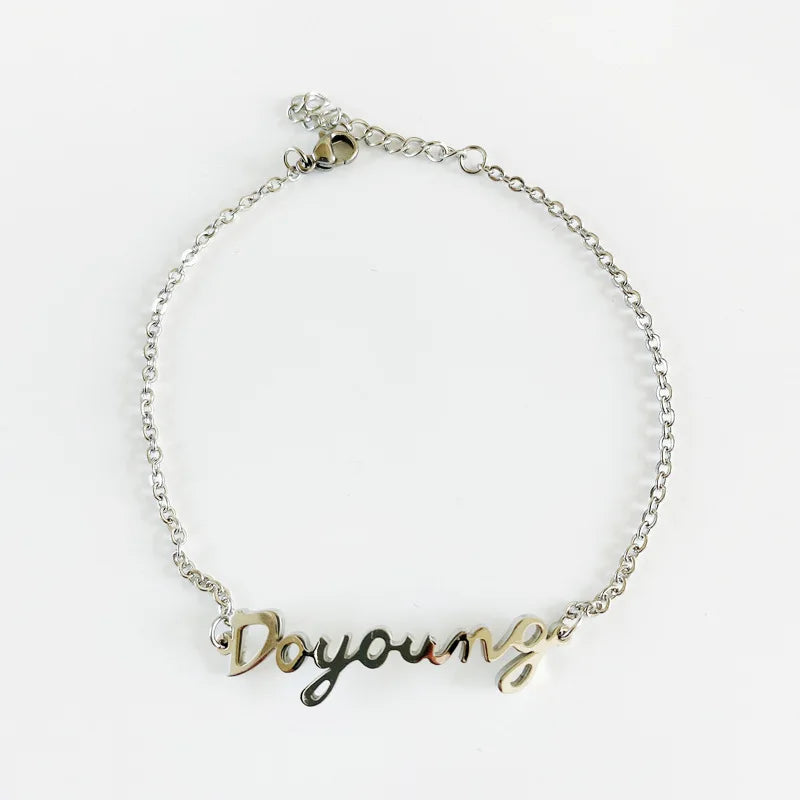 KPOP NCT Member Signature Letter Chain Bracelets