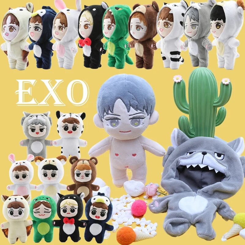 KPOP EXO Members Plush Dolls