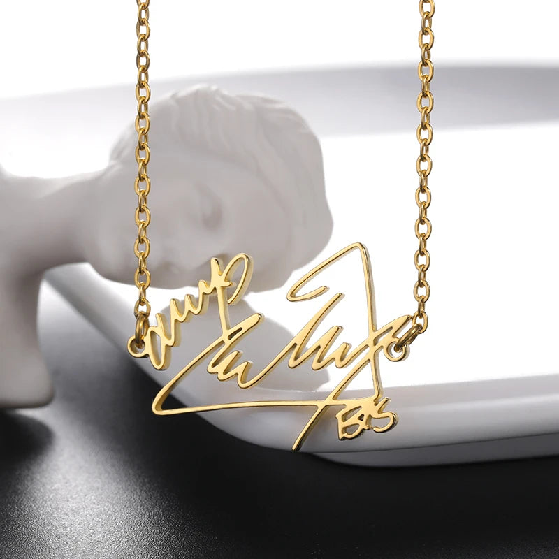 Bangtan Boys Members Signature Necklace Accessories