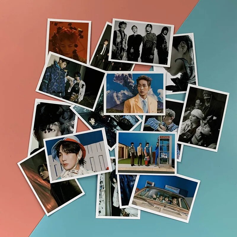 Kpop SHINEE Fotokarten-Fans-Kollektion, 16 Stück/Set