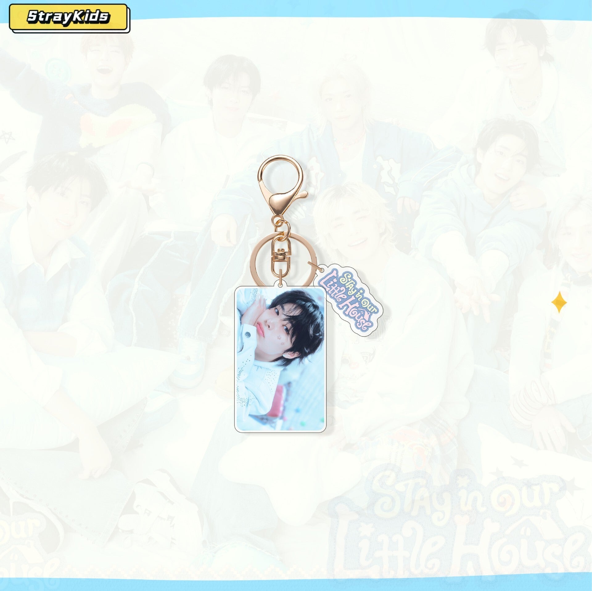 Stray Kids 6th Fan Meet Stay In Our Little House Keychain 2026