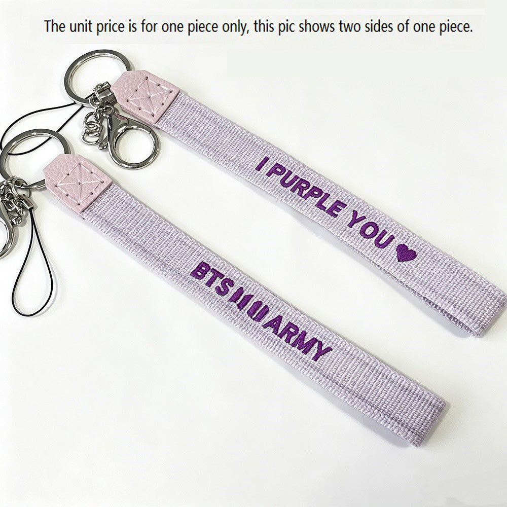 Bangtan Boys Arirang 2026 Embroidered Keychain Accessories