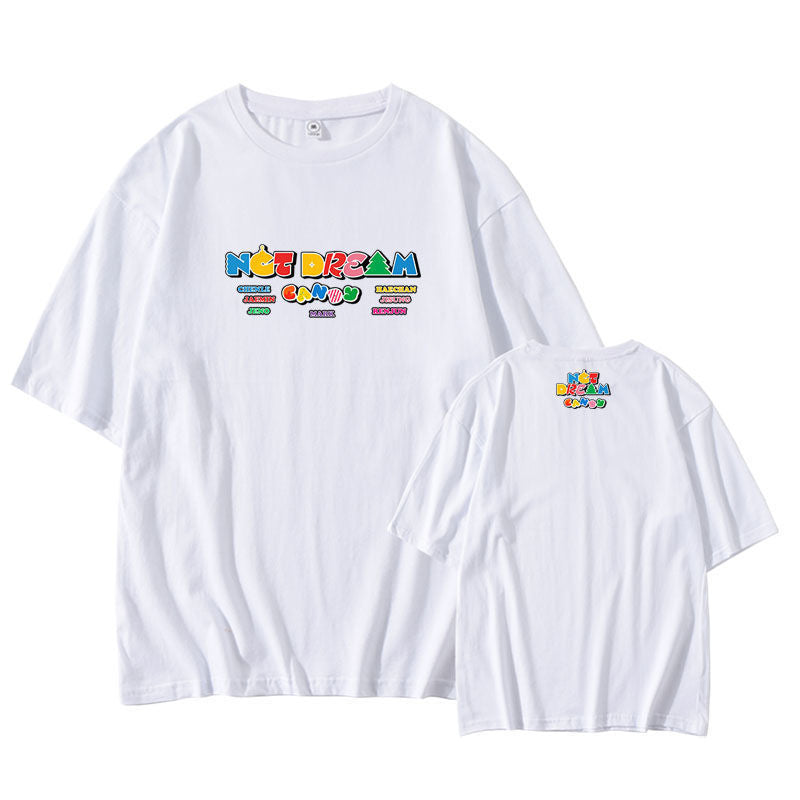 KPOP NCT Dream White Number Shirt