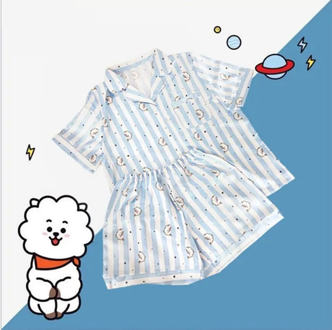 Bangtan21 Home Clothes two-piece set for Girls