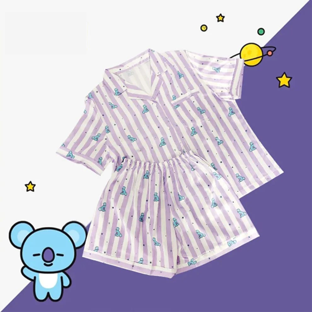 Bangtan21 Home Clothes two-piece set for Girls