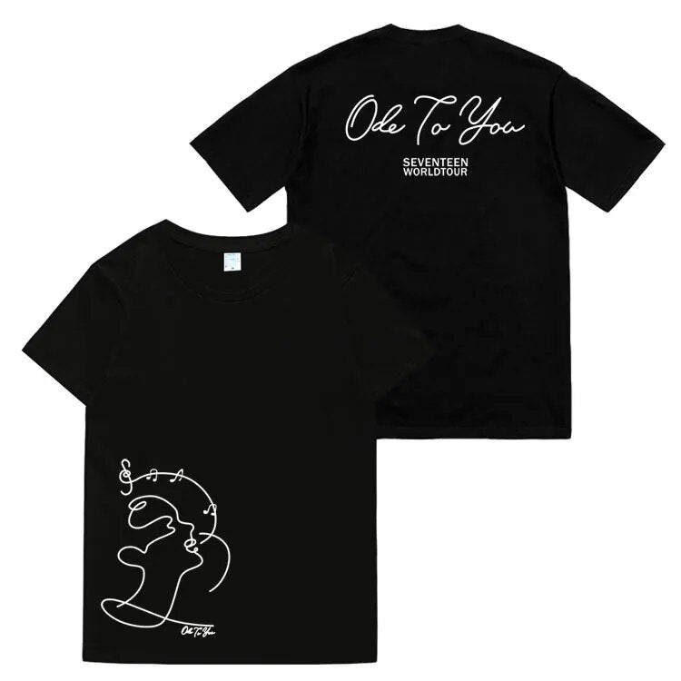K-Pop Seventeen Ode to You T-Shirt Konzertshirt 