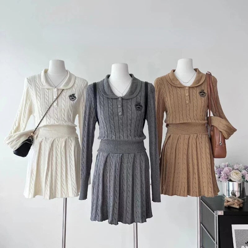 Korean Knitted Set  for Women