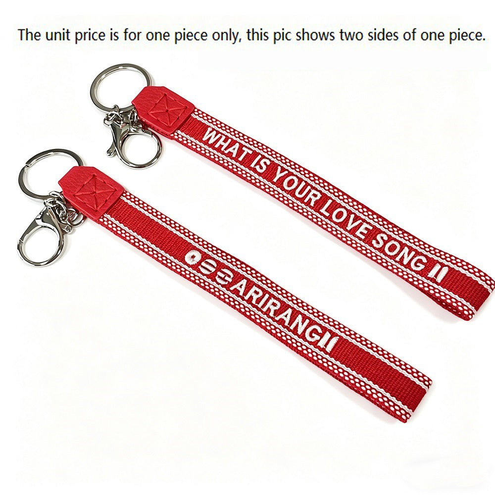 Bangtan Boys Arirang 2026 Embroidered Keychain Accessories