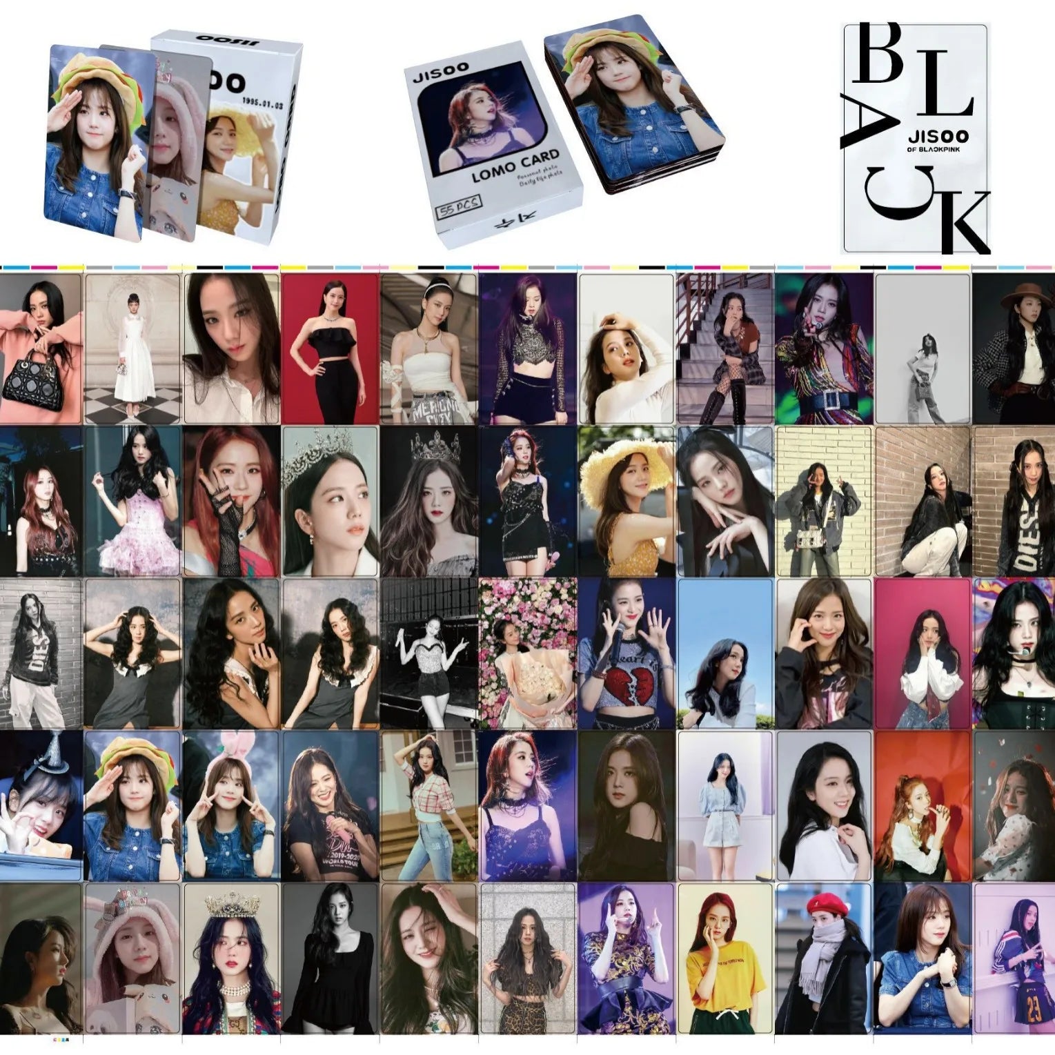 AMORTAGE Blackpink JISOO Lomo Cards Photocards